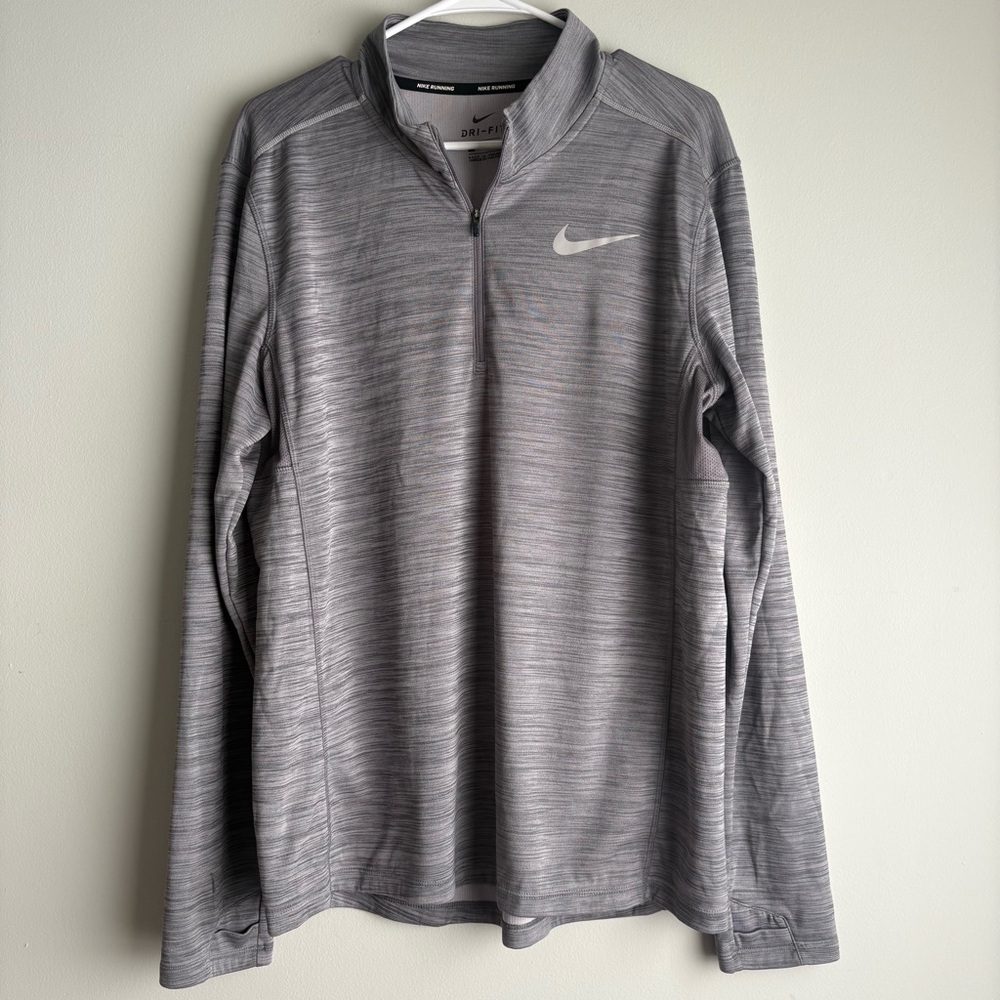 Nike Dri-Fit Running Quarter Zip Pullover Men’s Large Long Sleeve